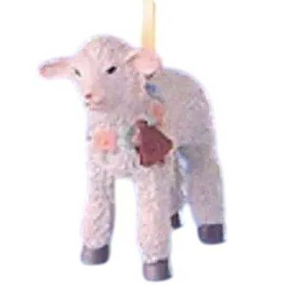 Hallmark Keepsake Ornament "Gentle Lamb" Hand-Painted 1991 Easter Edition - Picture 3 of 3